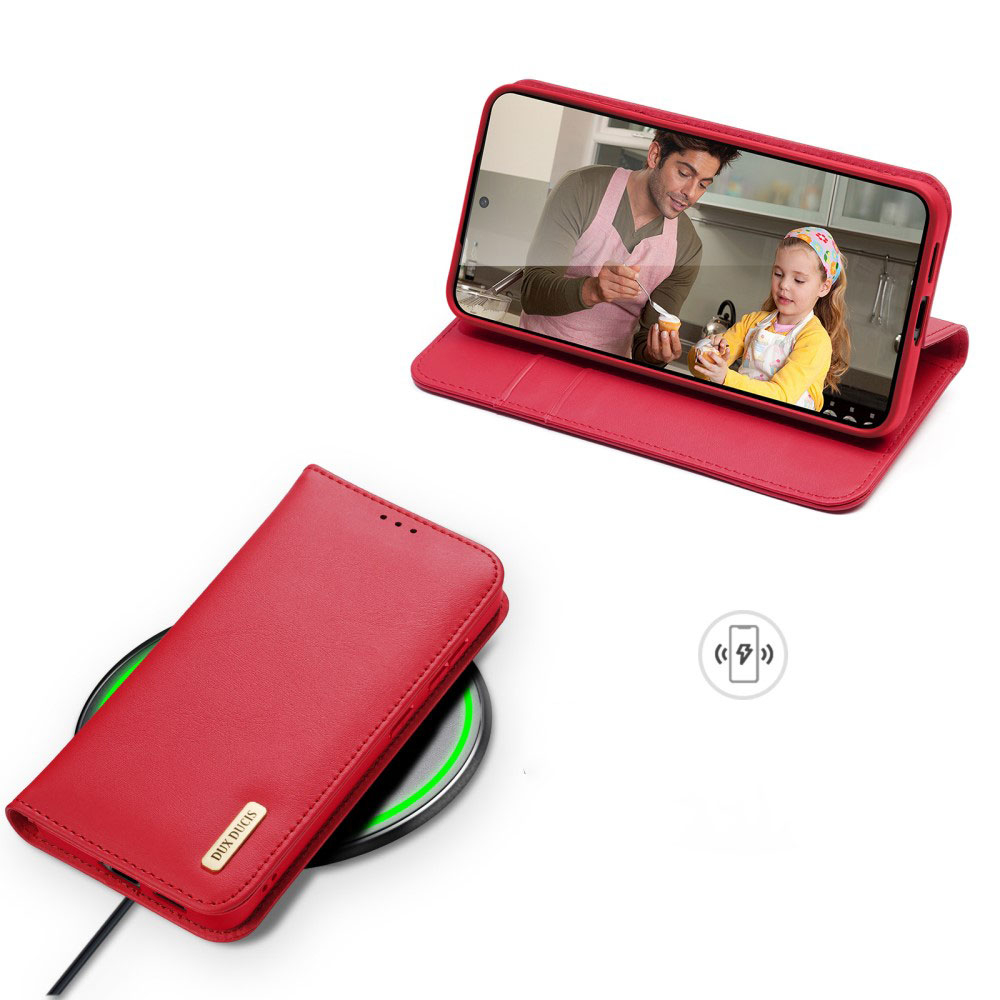 Samsung Galaxy S25  Plus Flip Wallet Cover Echtleder Tasche (RFID Schutz) - Braun