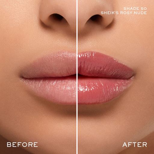 Lancôme Lip Idôle Squalane-12 Butterglow Glowy Color Balm, 50 Sheik's Rosy Nude