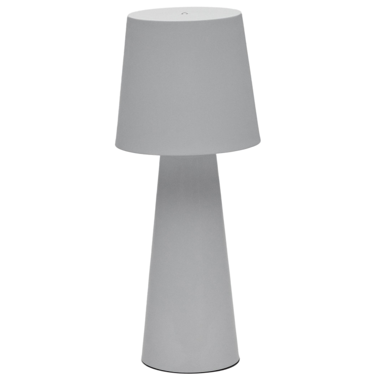 Kave Home Arenys tafellamp groot grijs
