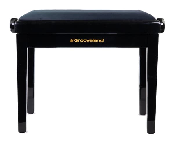 Grooveland KB200 Pianobenk (Høyglans Svart)