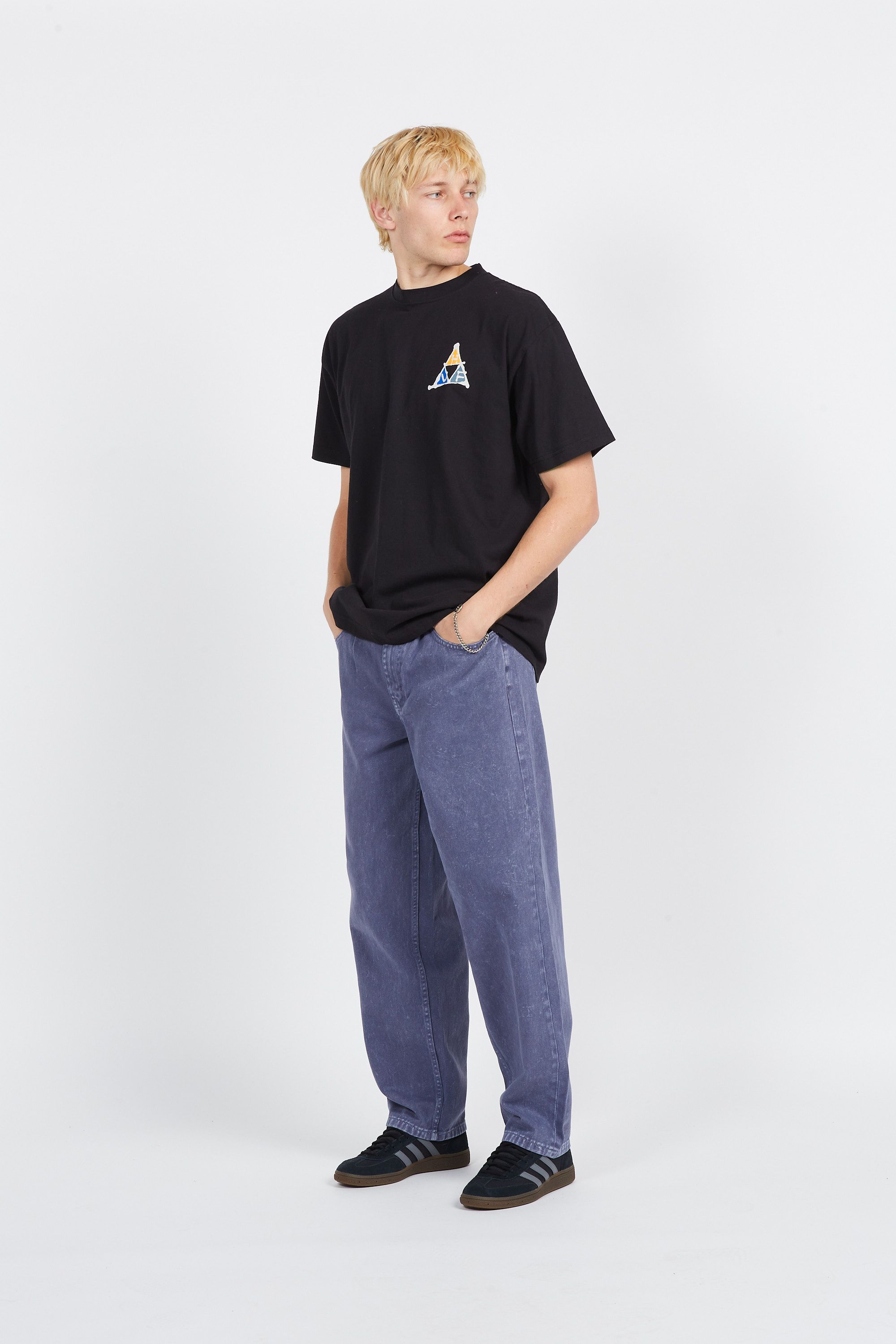 HUF T-shirt  NO-FI TT SS Noir