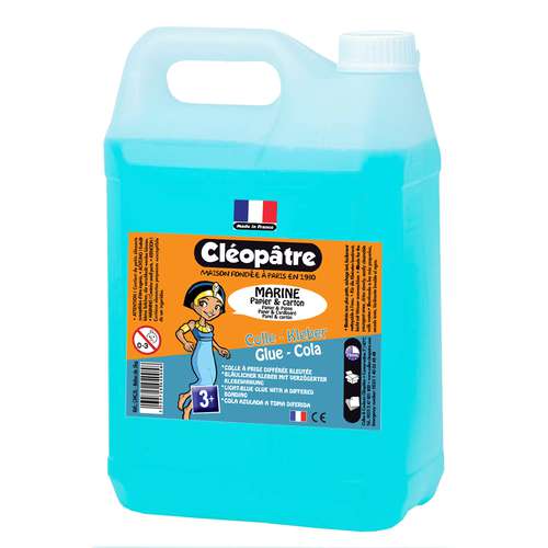 Cléopâtre Klebstoff Marine für Kinder
