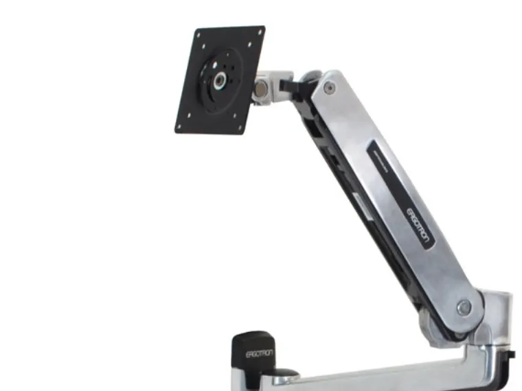 Ergotron LX - Monteringssæt (sidde-standerarm, forlængelse, base, VESA adapter) - for LCD display - kapacitet 3,2-11,3 kg - poleret aluminium - skærmstørrelse: op til 42