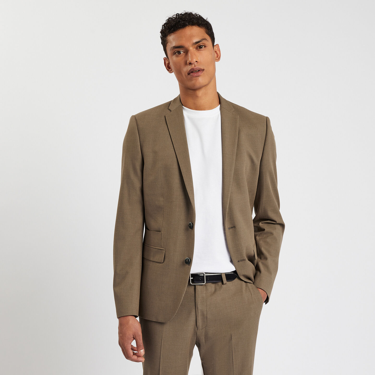 Veste de costume extra-slim bistretch Beige