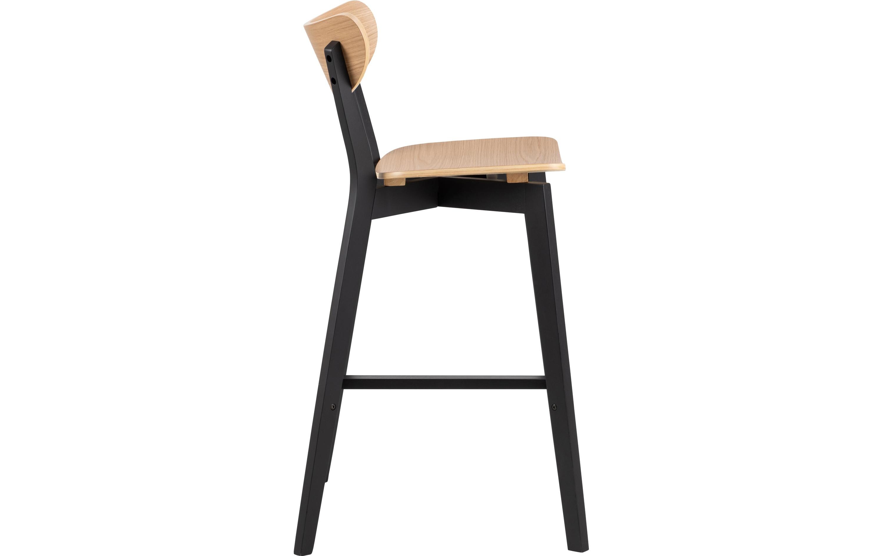 Barhocker Roxby, 2 Stück, 45 x 105 cm, Braun<br>Ausdrucksstarke Barstühle mit kontrastreicher Optik