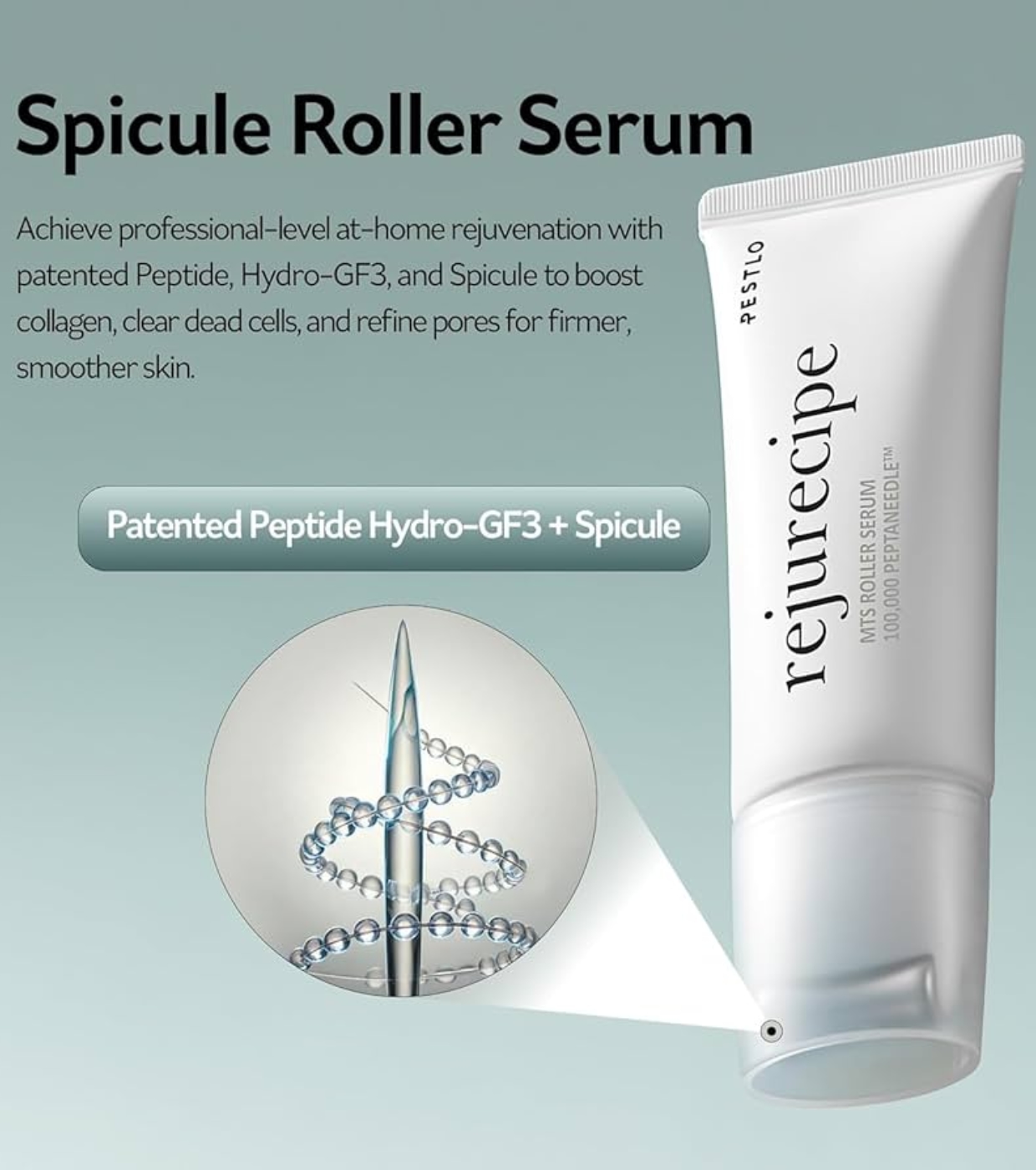Pestlo - Sérum Facial Firmador Rejurecipe Mts Roller Serum