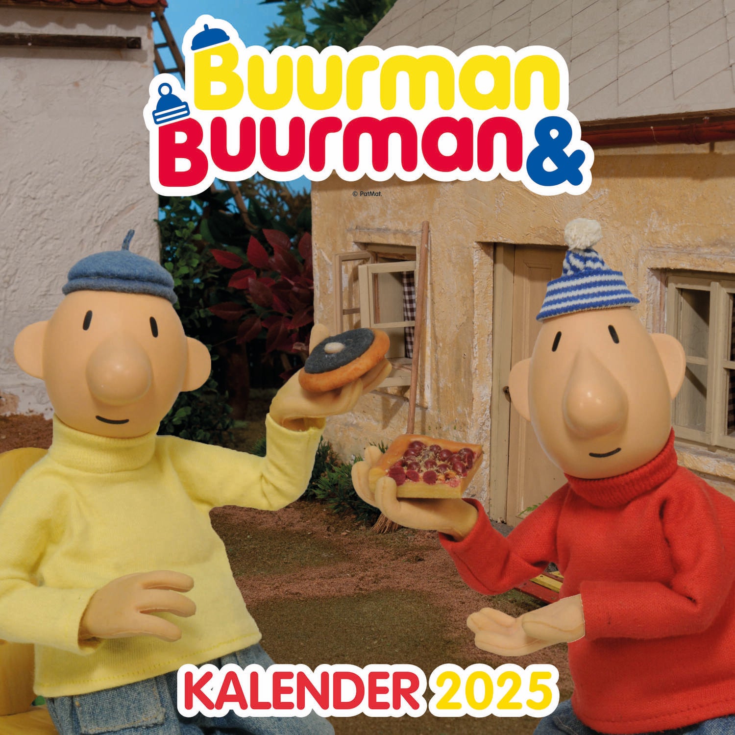 Plenty Gifts kalender buurman en buurman 30 x 30 x 0,5 cm