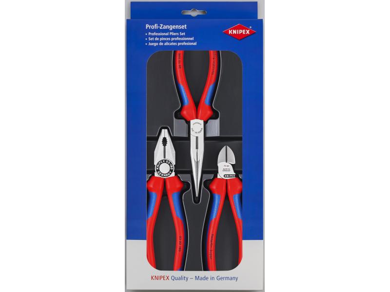 Knipex Zangen-Set Montage, 3-teilig Werkzeug-Set