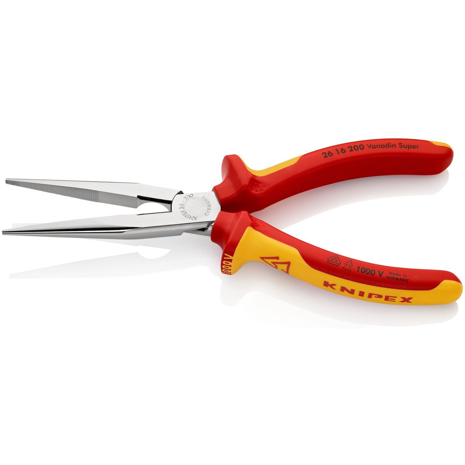Knipex 26 16 200 Telefoontang Recht   Zijsnijder 200mm VDE