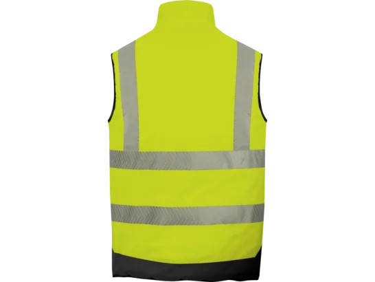 Gilet de travail haute-visibilité réversible jaune fluo Würth MODYF