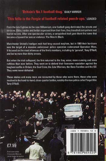 The Men In Black: Inside Manchester United's Football Hooligan Firm (Paperback)