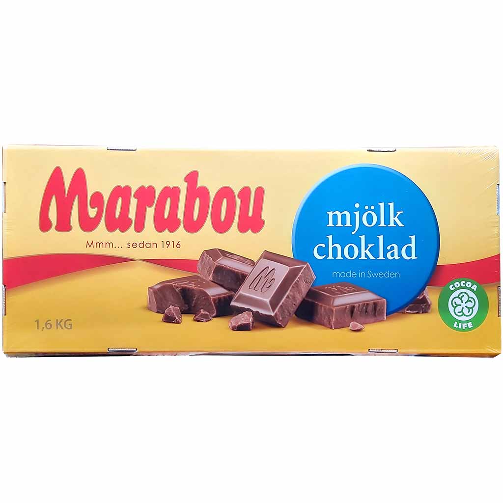Marabou RIESEN Tafel Milchschokolade 1600g = 1,6 kg 70x29cm MHD:15.4.25