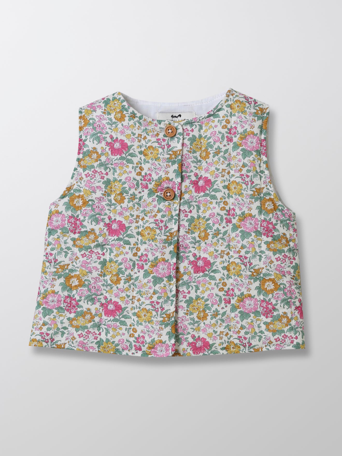 Veste sans manches Bébé en tissu Liberty