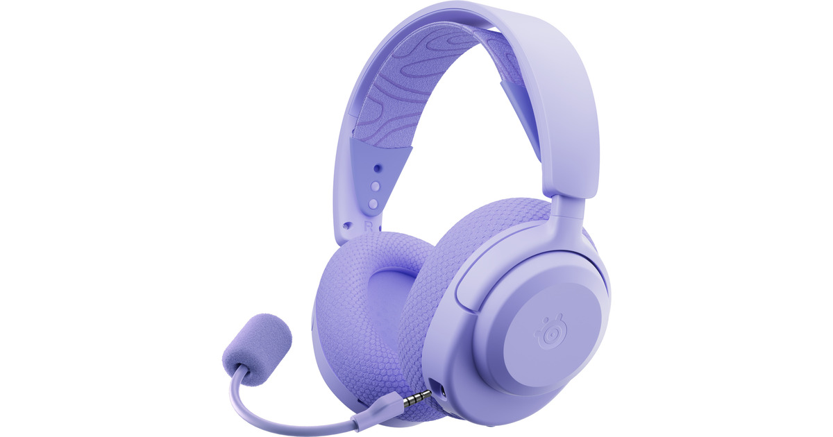SteelSeriesArctis Nova 3X Wireless over-ear gaming headset  (Lavendel, 2.4 GHz / Bluetooth 5.3, Pc, Xbox Series X|S, Xbox One, Switch)