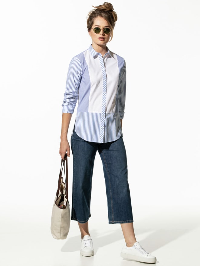 Patchwork Bluse