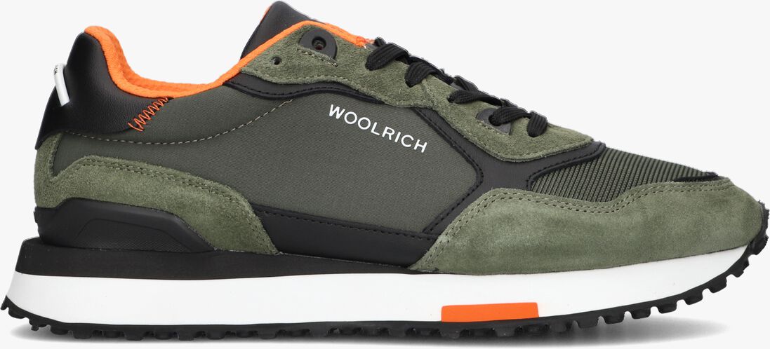 WOOLRICH groene woolrich lage sneakers retro sneaker man