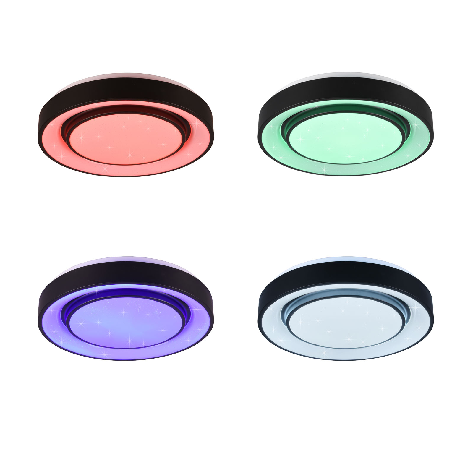 LED-Deckenleuchte - RGBW - mit App-Steuerung - 38 cm