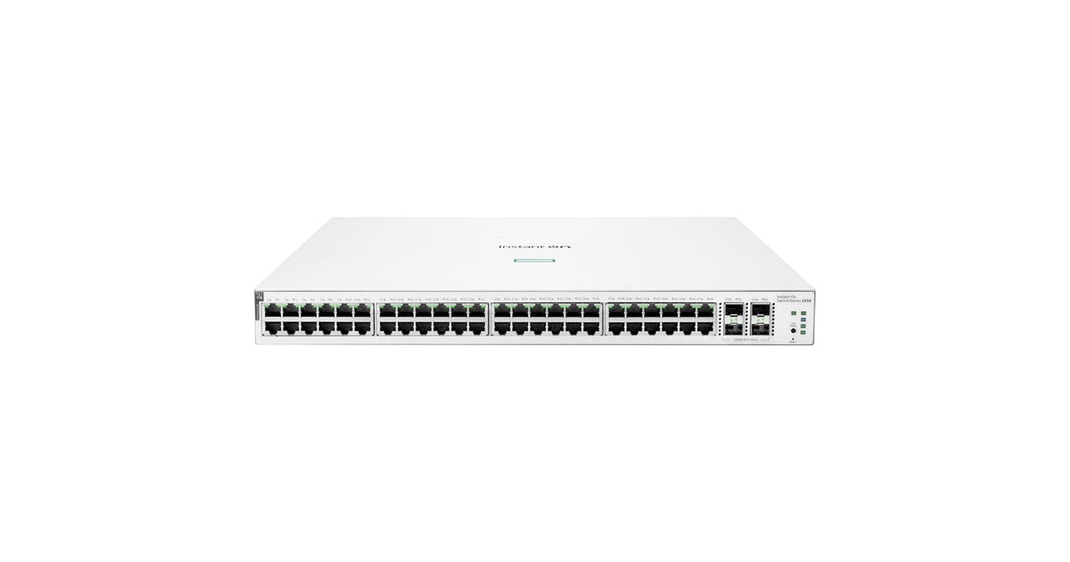 Hewlett Packard EnterpriseInstant On 1930 48G CL4 PoE 4SFP+ switch  (370 Watt PoE)