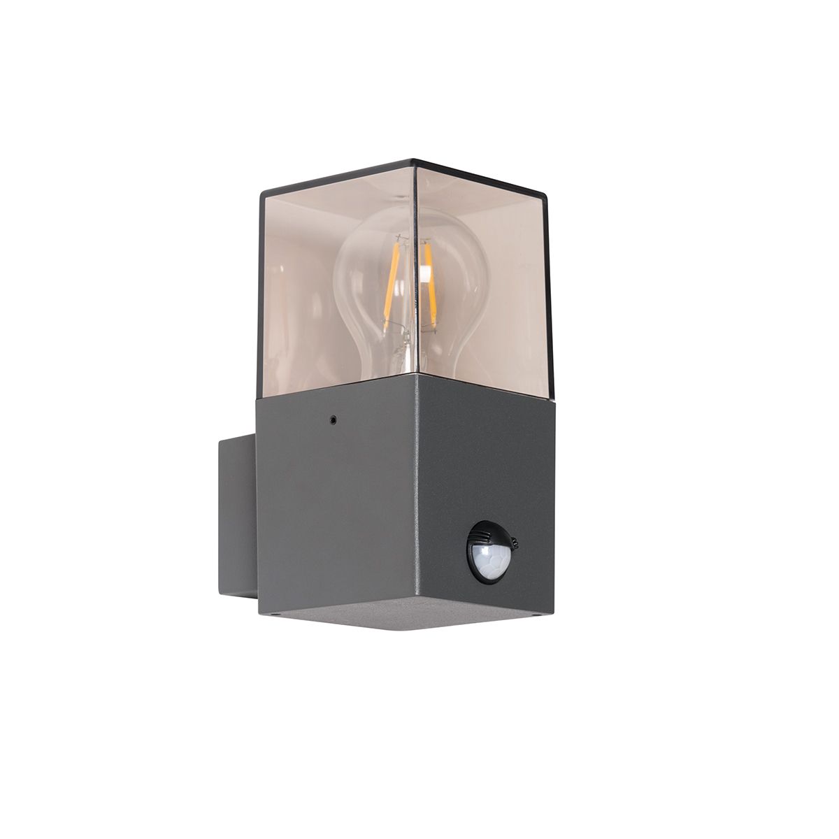 Buiten wandlamp donkergrijs met bewegingsmelder IP44 - Denmark