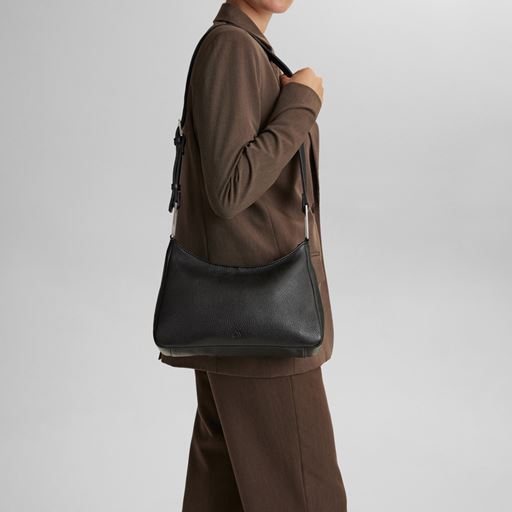 Markberg Nuria Grain Crossbody Taske, Black