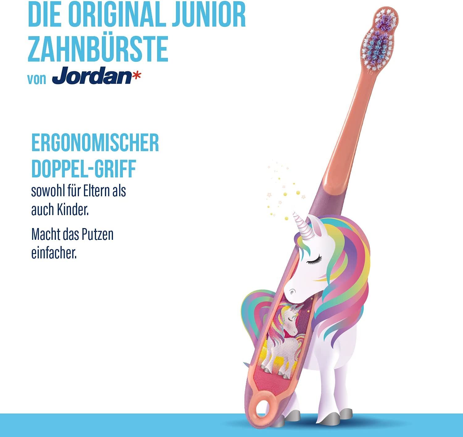 Jordan | Step 3 Zahnbürste Kinder | Kinder zahnbürste für 6-9 Jahre | Weiche Borsten