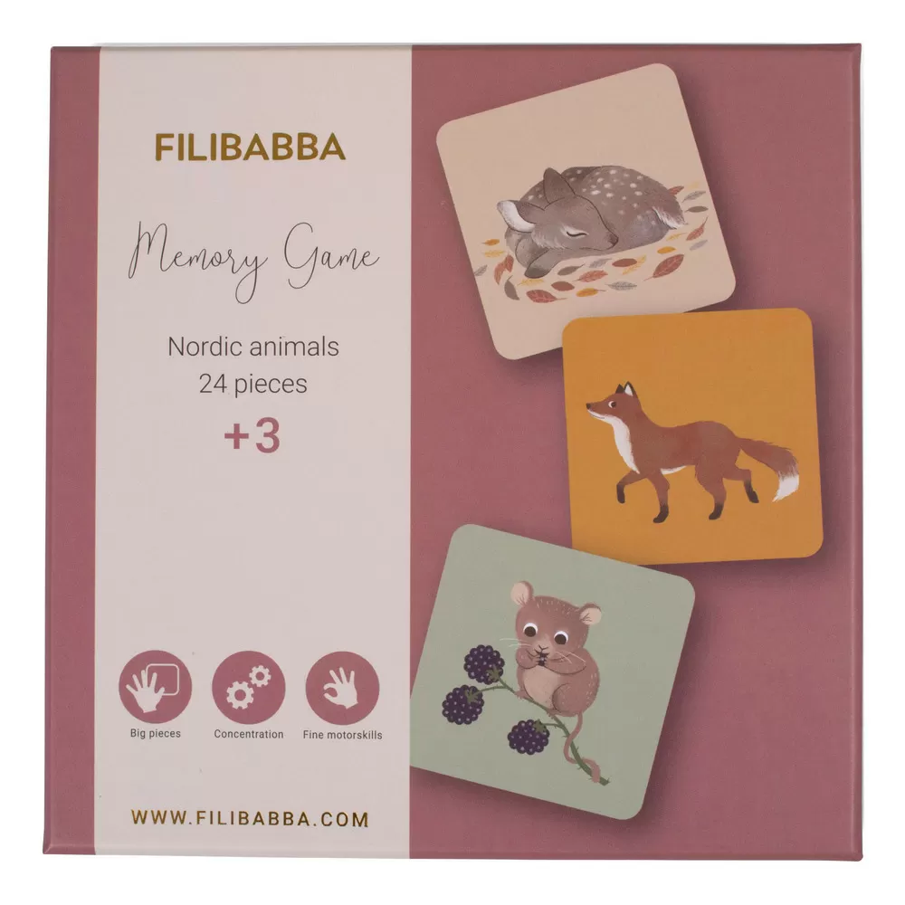 Filibabba Vendespil - Nordiske dyr - 1 stk.