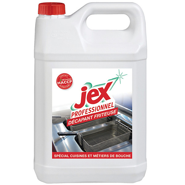 Dégraissant friteuse décapant cuisine HACCP Jex Professionnel 5 L