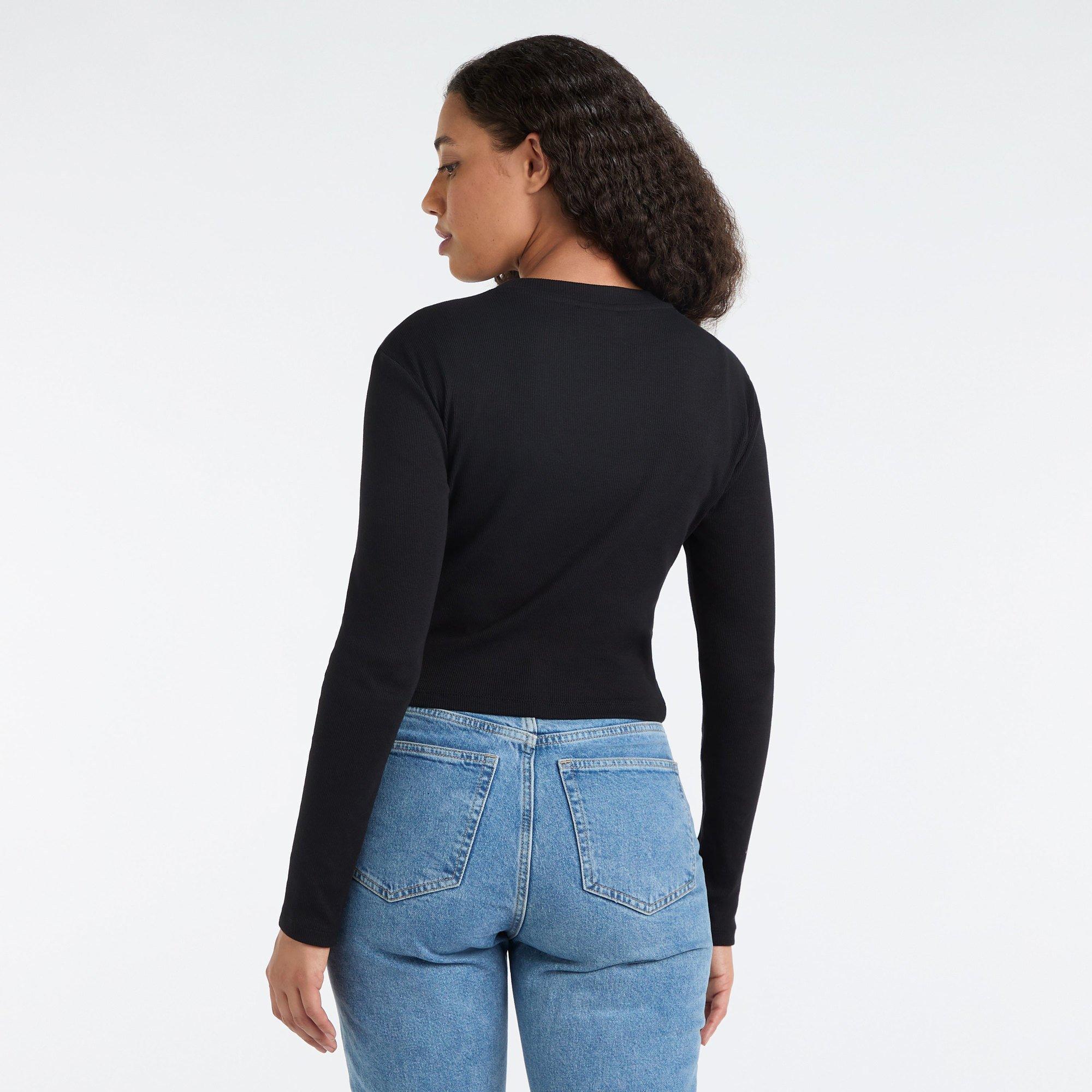 Umbro Long Sleeve Crop Top Womens