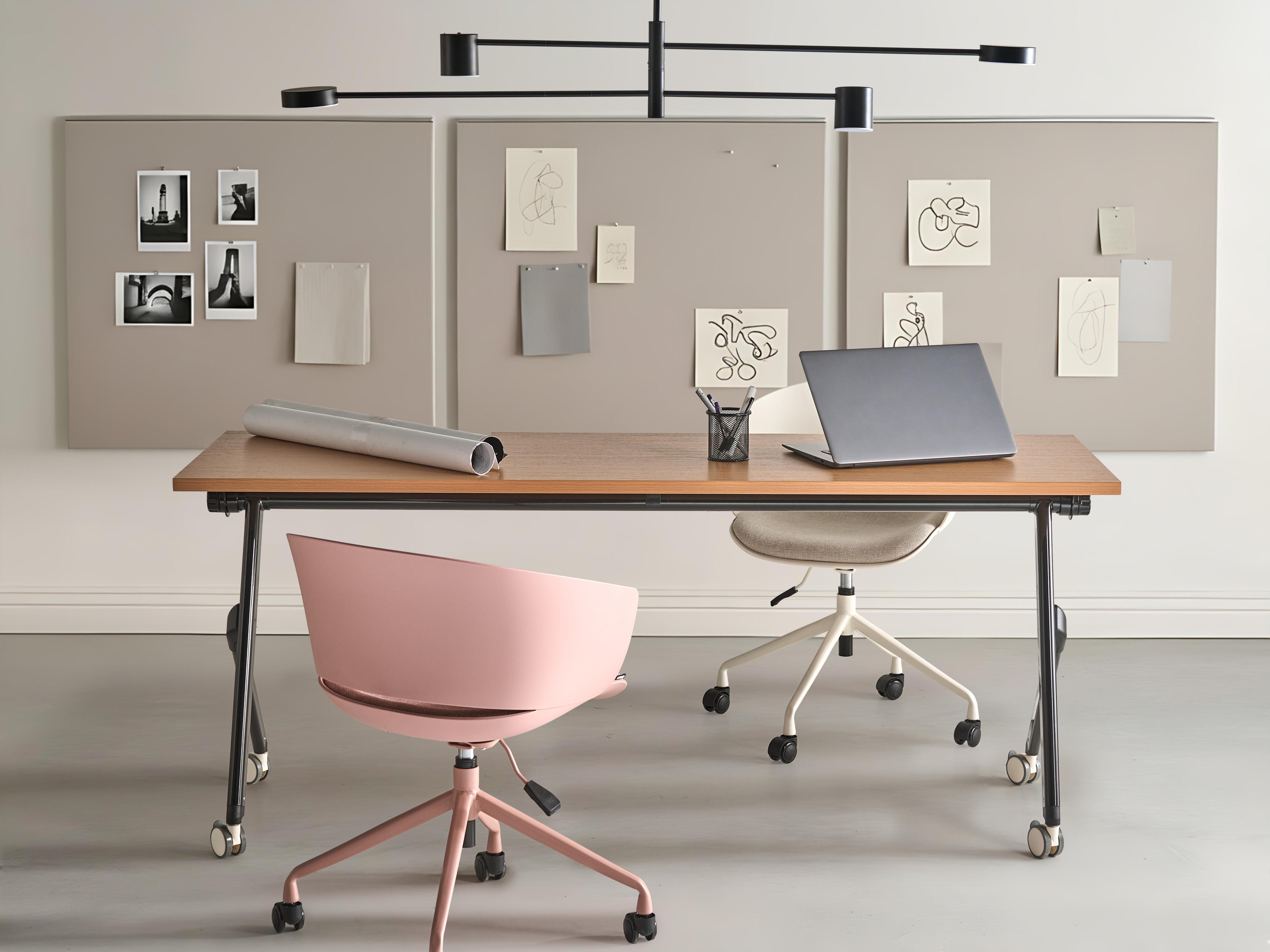 Inklapbaar bureau BENDI Bruin 180 cm 60 cm