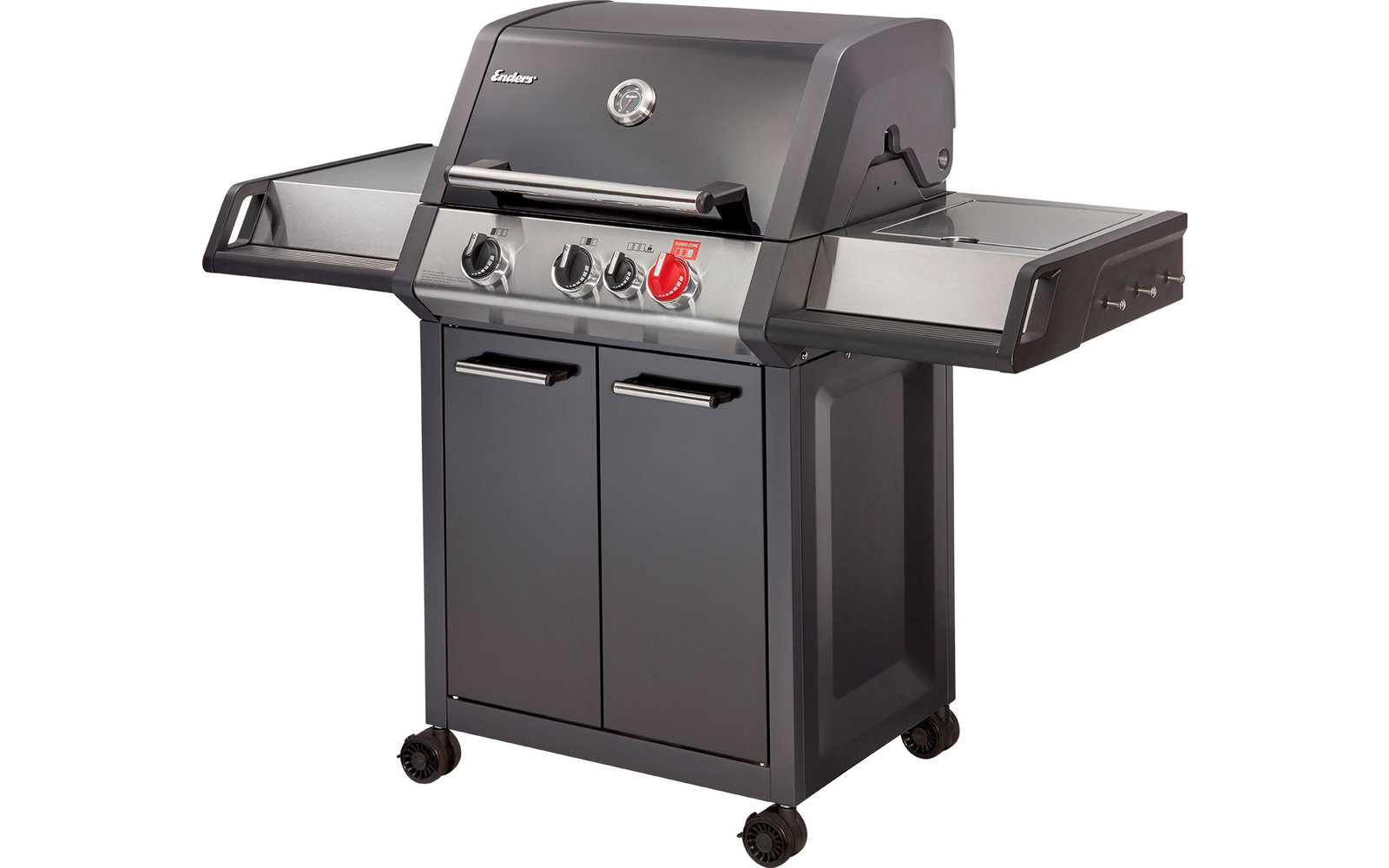 Enders Monroe Black Pro 3 K Turbo Gasgrill