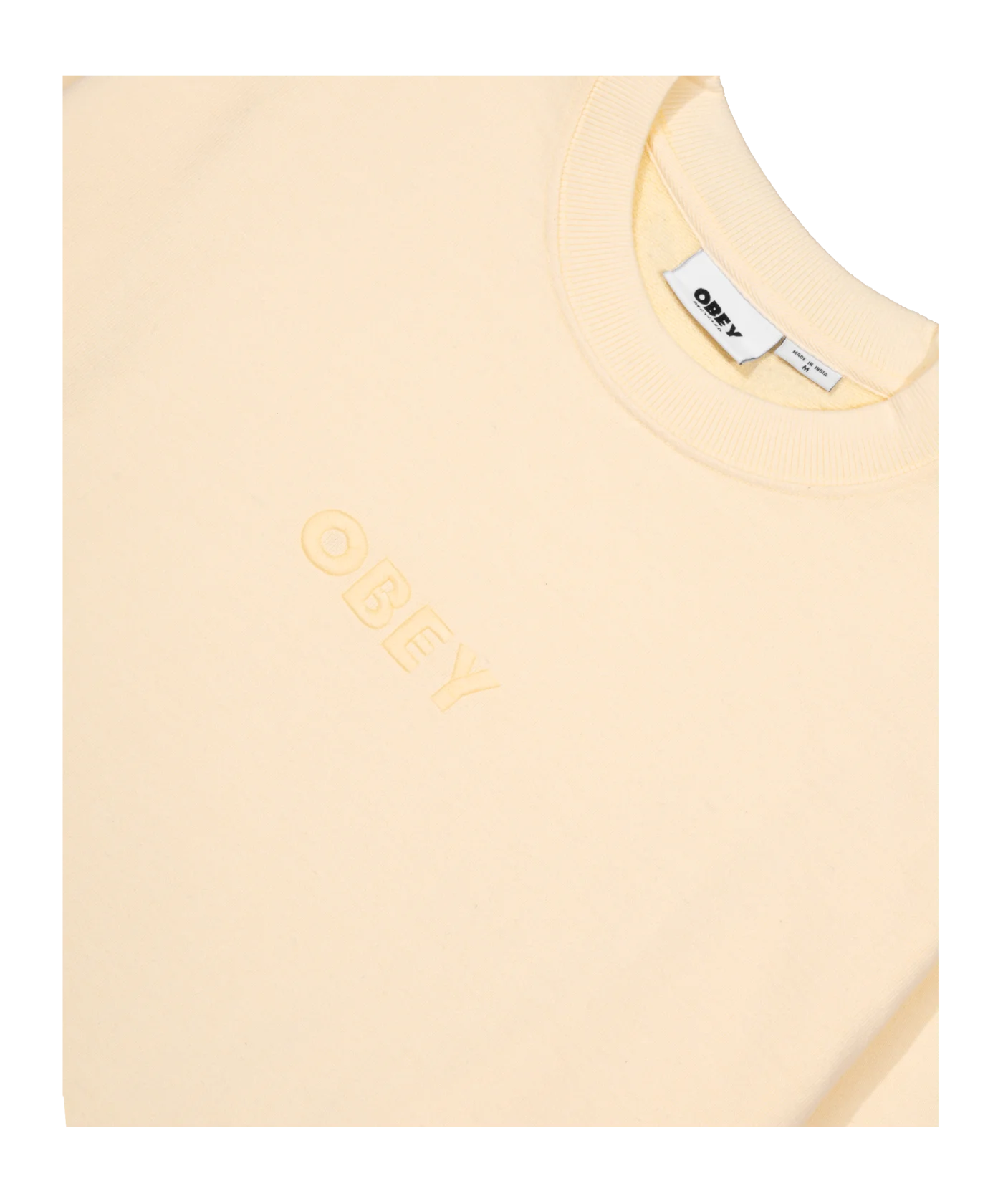 Obey Bold Recycled Crew Sweatshirt Braun