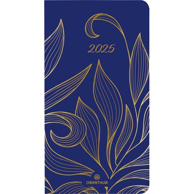 Agenda de poche Astoria - 1 semaine sur 2 pages - 9,5 x 17 cm - bleu - Oberthur