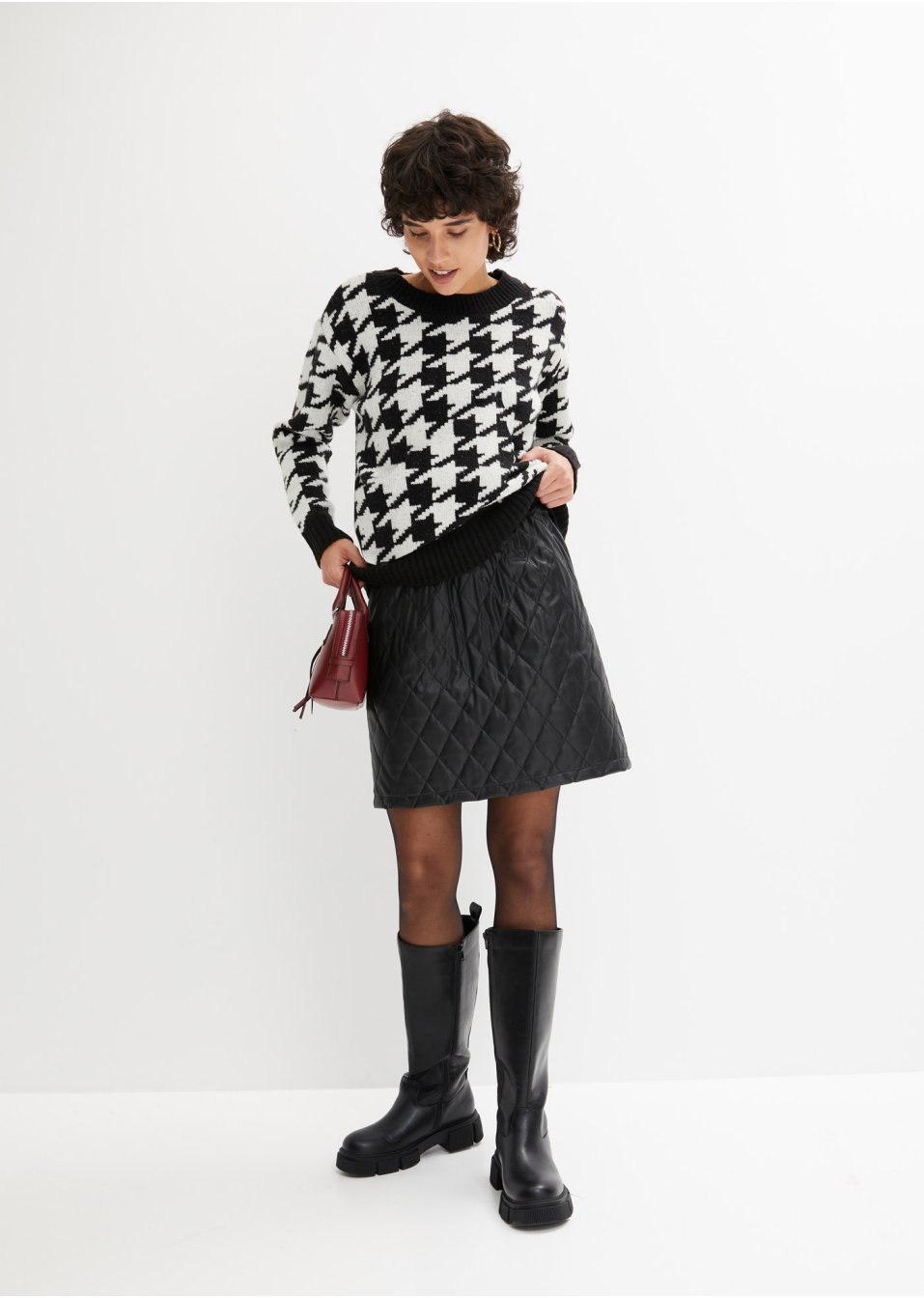 Pull en maille à col rond