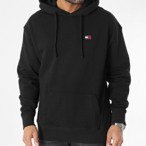 Sweat Capuche Relaxed XS Badge Noir