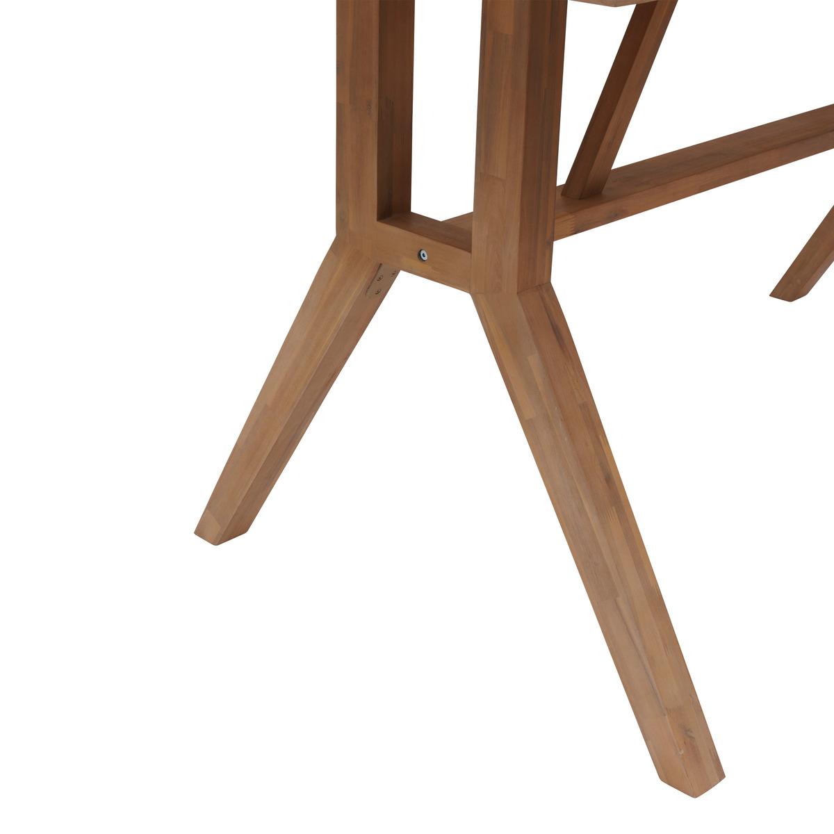 TABLE HAUTE PAPOUASIE ACACIA 8 PLACES