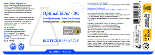 Biotics Optimal EFAs - BC Capsules 120CP