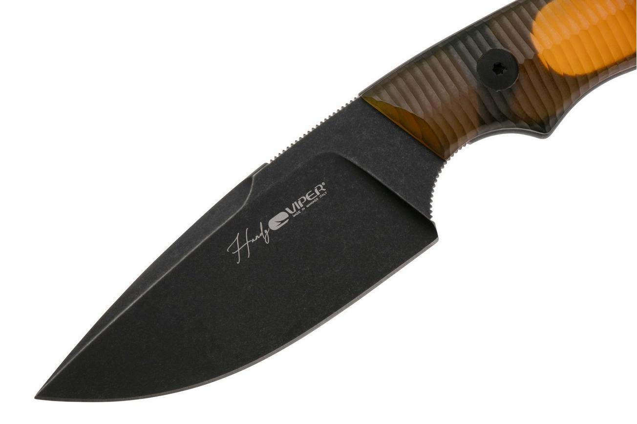 Viper Handy VT4042UT Blackwashed Ultem, vaststaand mes