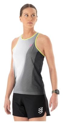 Débardeur Compressport Performance Singlet Femme Noir/Blanc