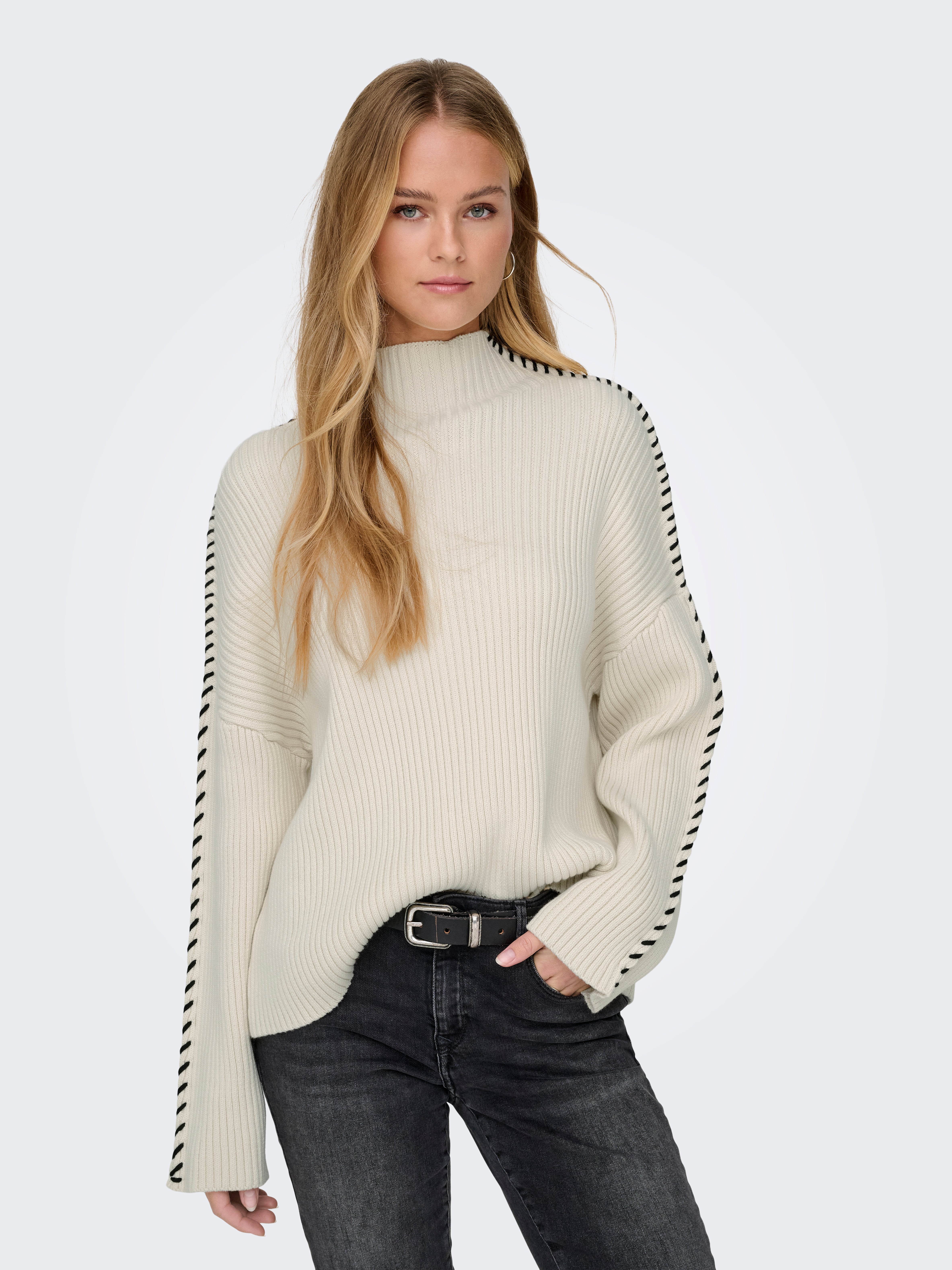 ONLQUEENIE Strickpullover Birch