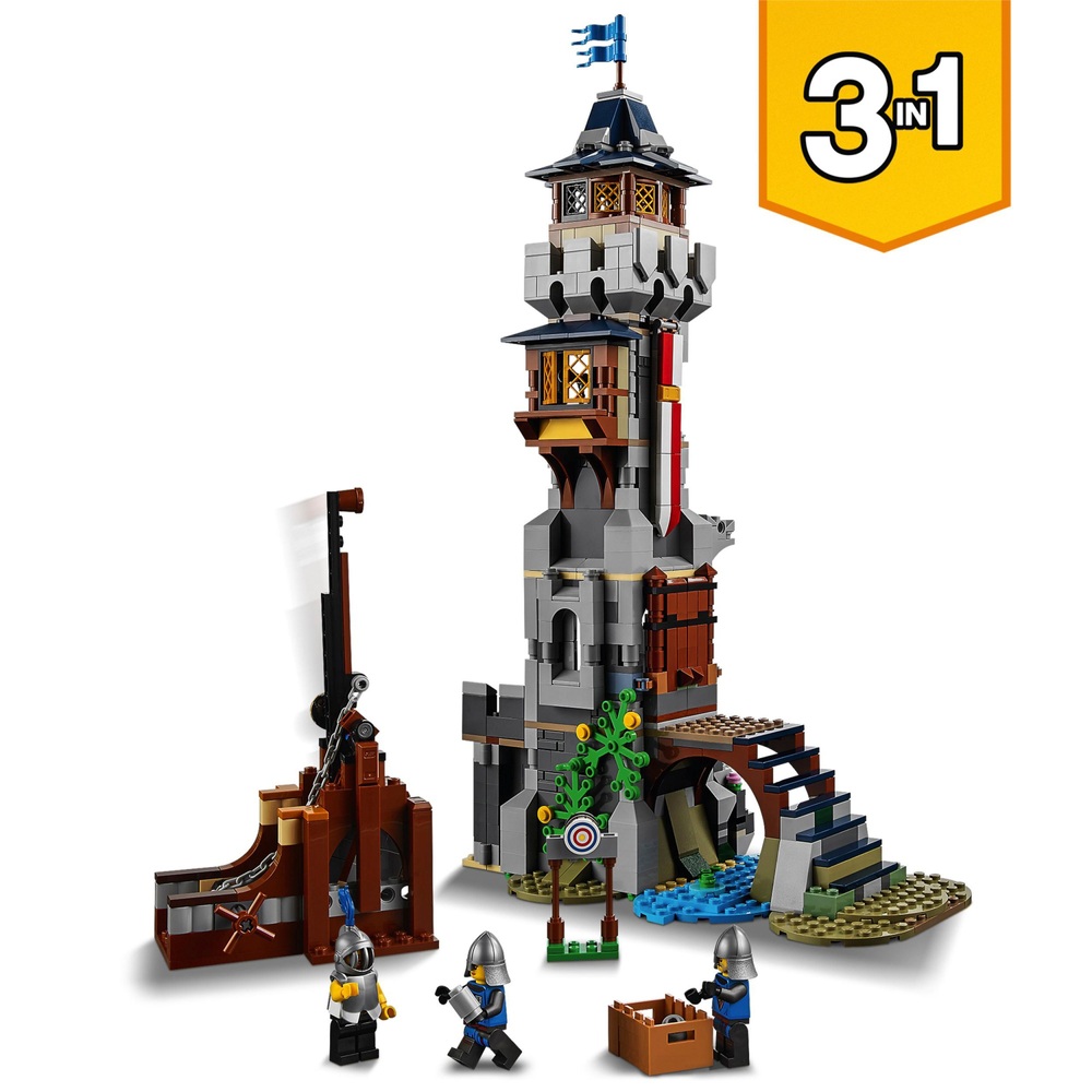 LEGO Creator 31120 3-in-1 Mittelalterliche Burg & Drachen-Spielset
