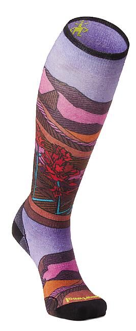 SMARTWOOL - CHAUSSETTES DE SKI WOMEN'S SKI ZERO CUSHION FLORAL