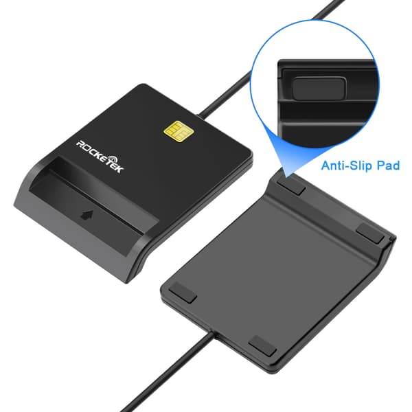 NÖRDIC USB-C Smartkort og SIM-kortleser ISO7816 ID-kort EMV Kredittkort