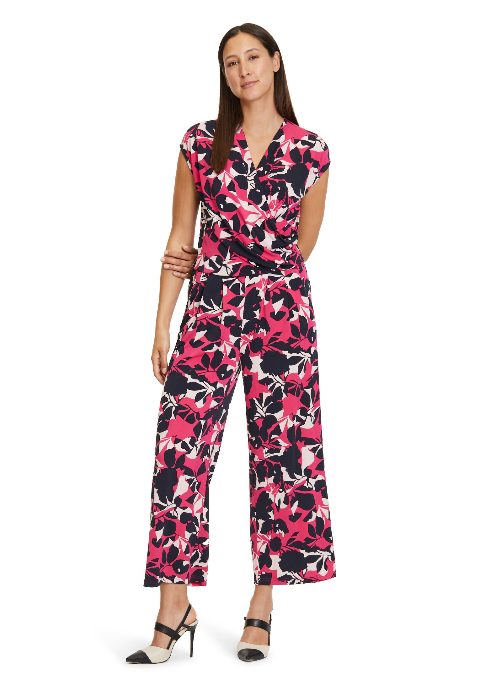 Vera Mont| Damen Jumpsuit mit Blumenprint