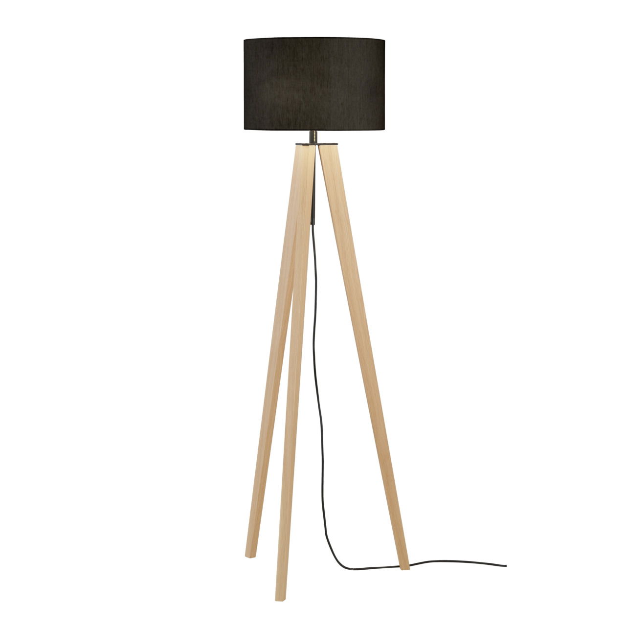 Fischer & Honsel Stehleuchte SHINE-WOOD