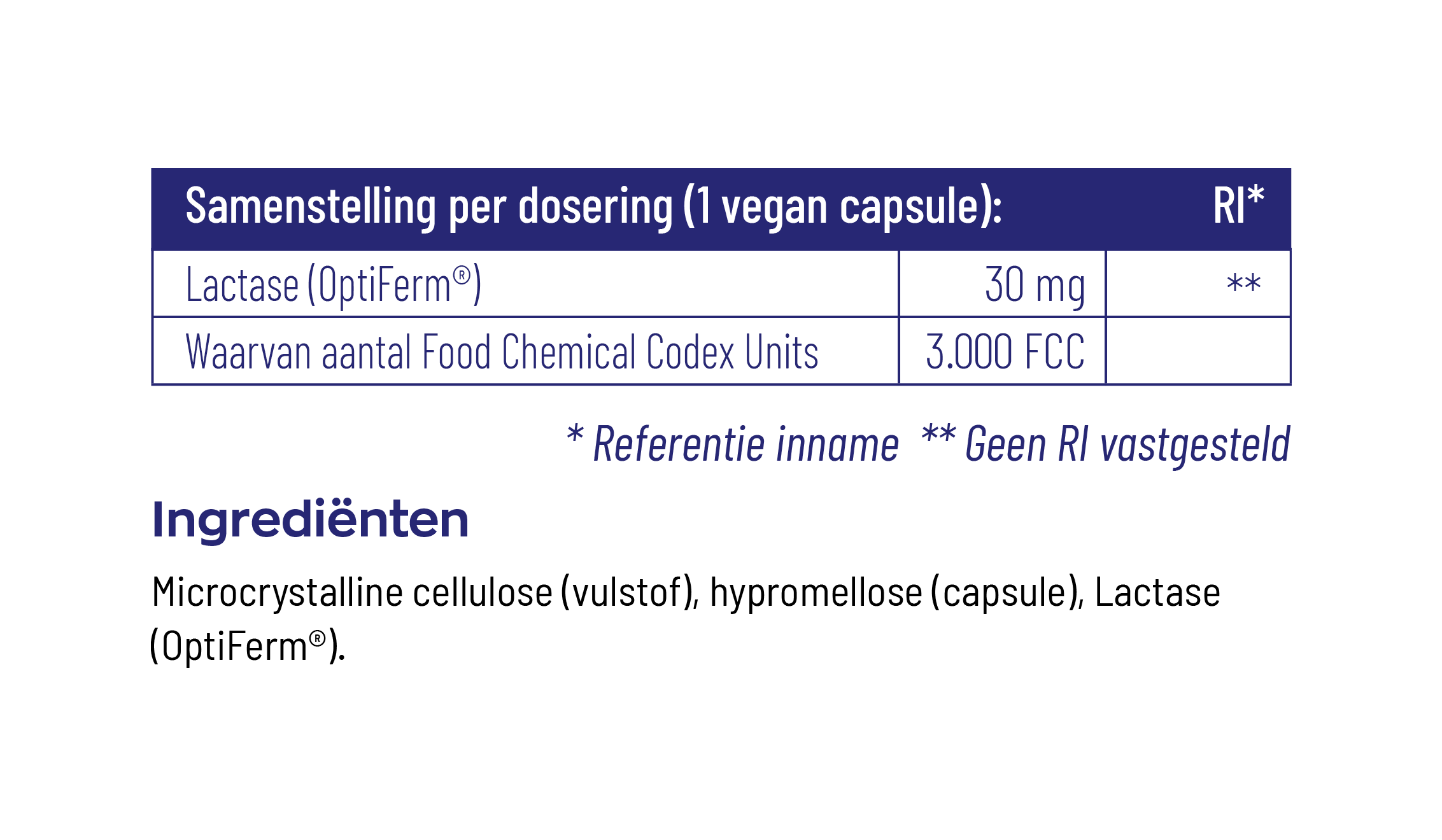 Lactase OptiFerm® 3.000 FCC