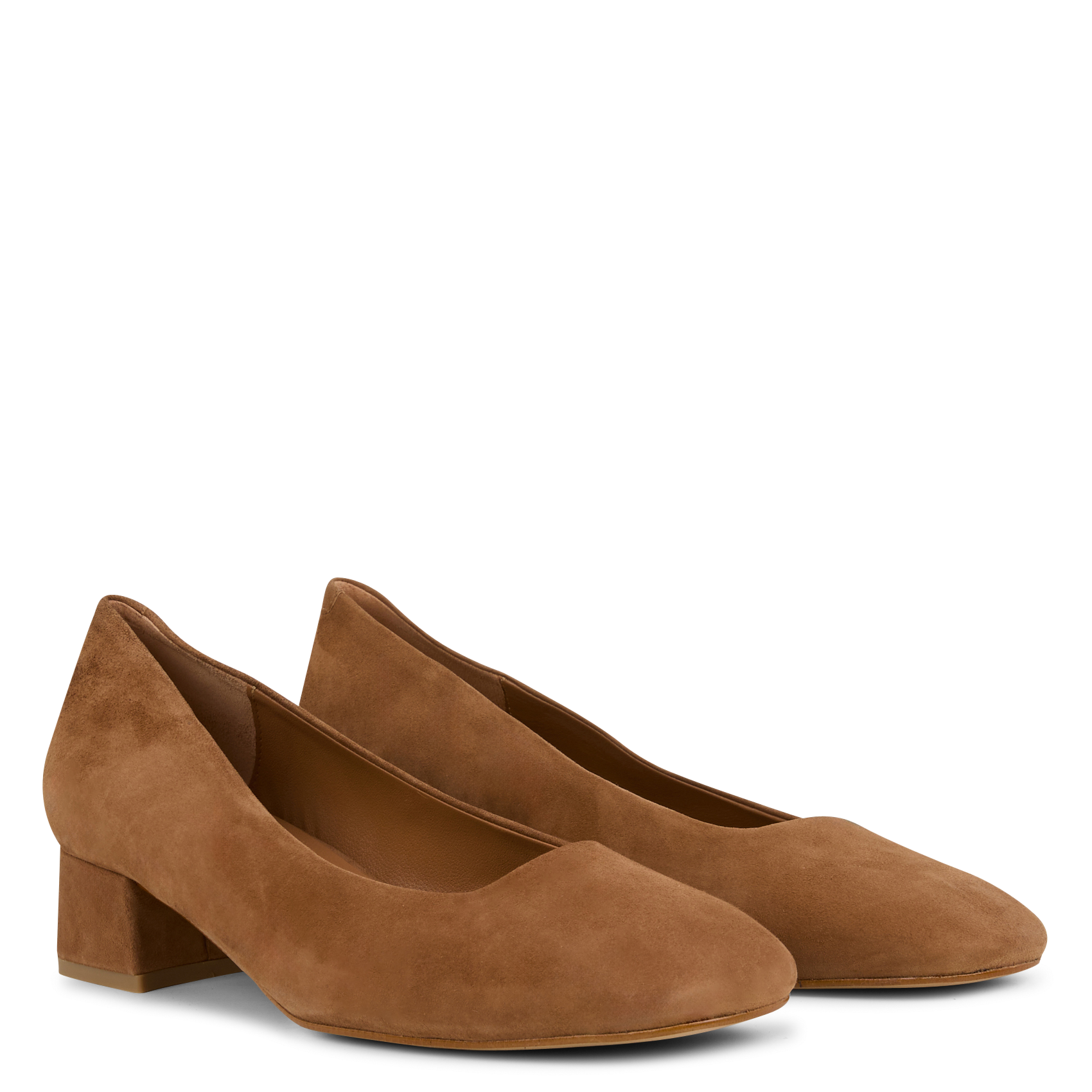 VIRGINIA - Escarpins en cuir velours | Marron