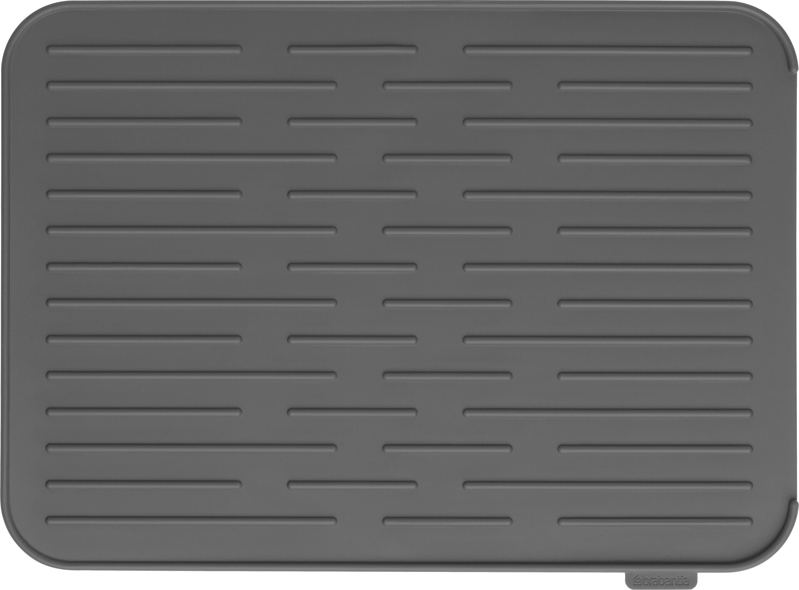 brabantia SINKSIDE Abtropfmatte - Dunkelgrau / B: 43.8 x T: 32.5 x H: 0.9 cm
