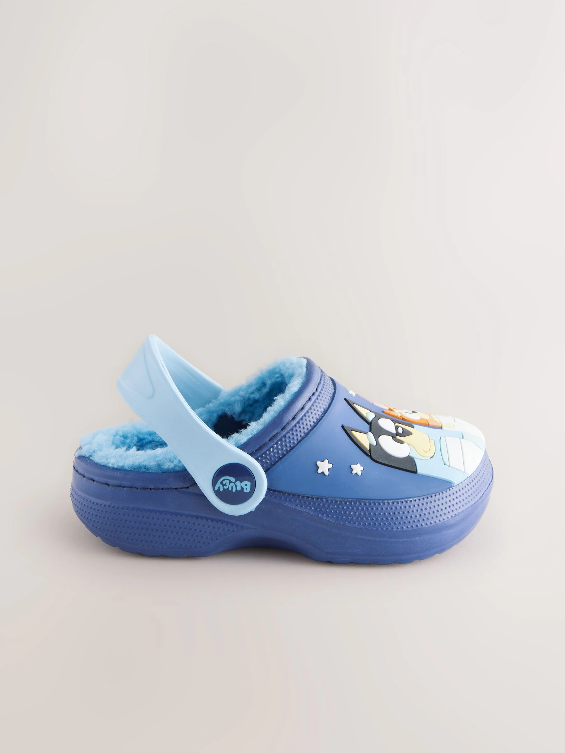 Bluey Navy - Gevoerde pantoffelklompen