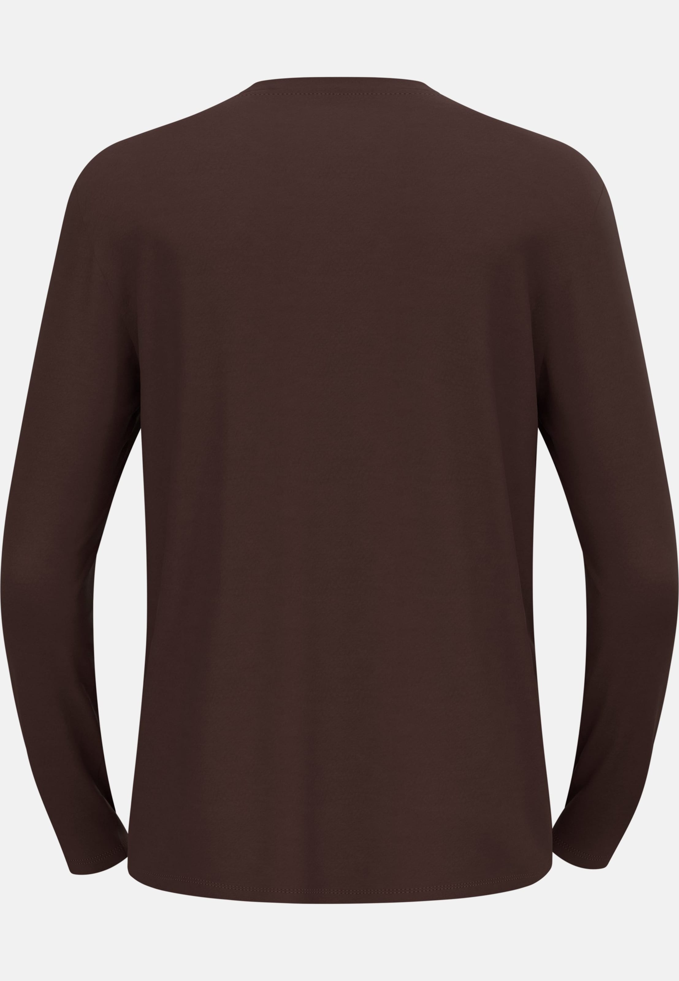 Ascent Merino 200 Langarmshirt mit Brusttasche in fudge