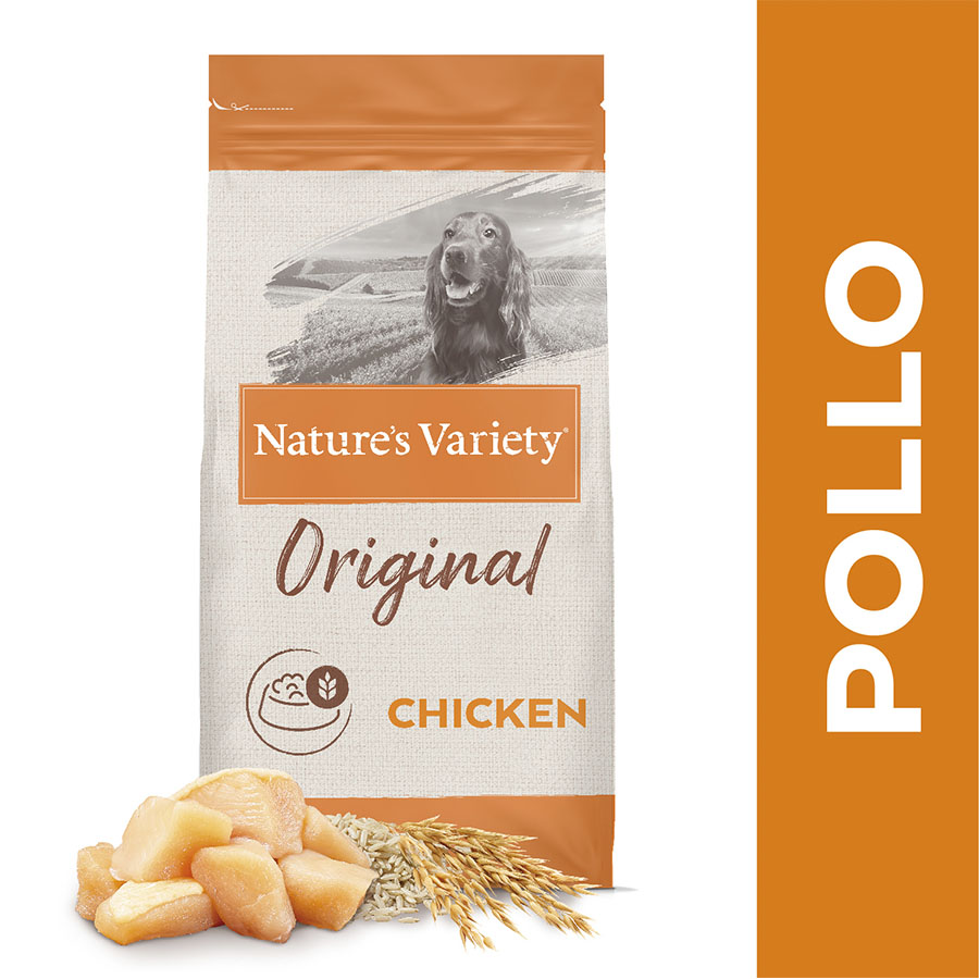 Ração Nature's Variety Original para Cães Adultos de Porte Médio com Sabor de Frango